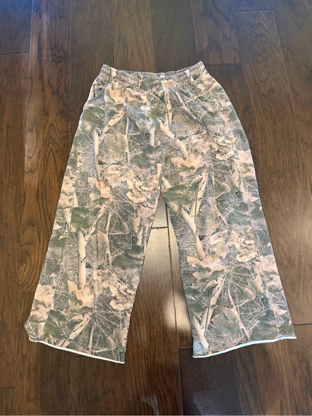 Jaded London Green and Beige Camo Joggers